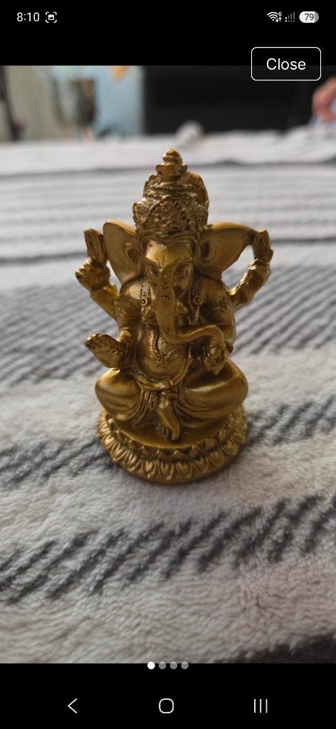 Indische god Ganesha beeld, Overige typen, Minder dan 20 cm, Ophalen of Verzenden, Overige materialen