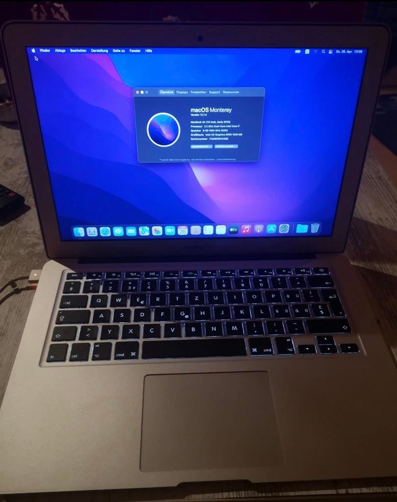 Macbook Air i7 processor, Informatique & Logiciels, Apple Macbooks, Comme neuf, MacBook, 13 pouces, Enlèvement