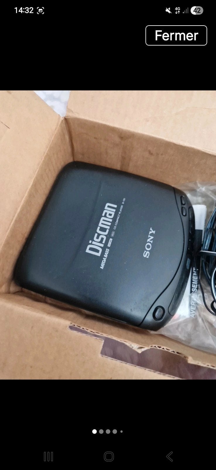 Discman sony vintage, Envoi, Discman