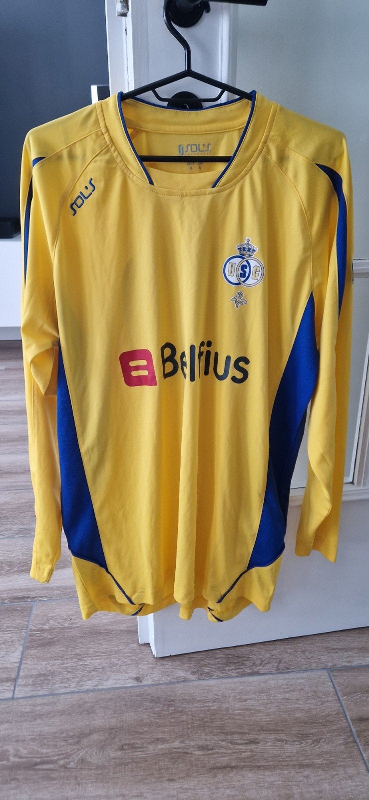 Maillot collector Union Saint-Gilloise porté, Sports & Fitness, Football, Taille M, Enlèvement ou Envoi, Comme neuf, Maillot