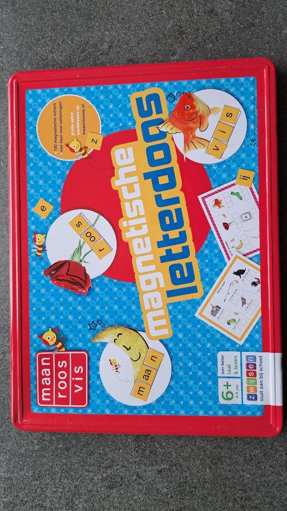 magnetische letterdoos Zwijssen, Kinderen en Baby's, Speelgoed | Educatief en Creatief, Ophalen, Gebruikt
