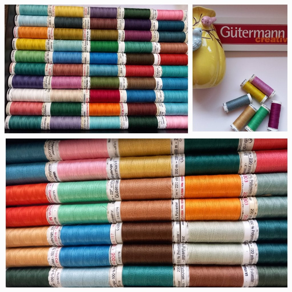 gutermann 50 klossen naaigaren 200 meter € 105,= incl. verz., Hobby en Vrije tijd, Ophalen of Verzenden, Nieuw, Garen of Naald(en)