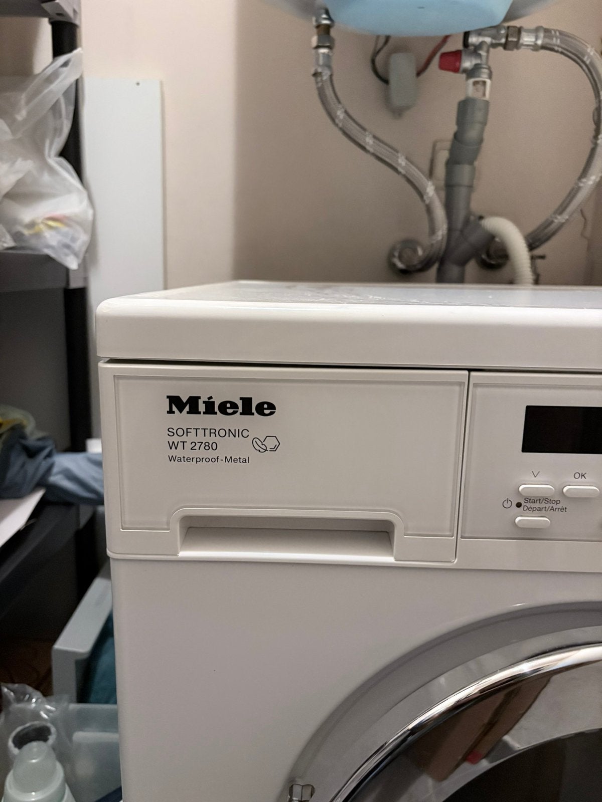 Miele WT 2780 Softtronic was-droogcombinatie, Elektronische apparatuur, Ophalen, Gebruikt, 4 tot 6 kg, Energieklasse A of zuiniger