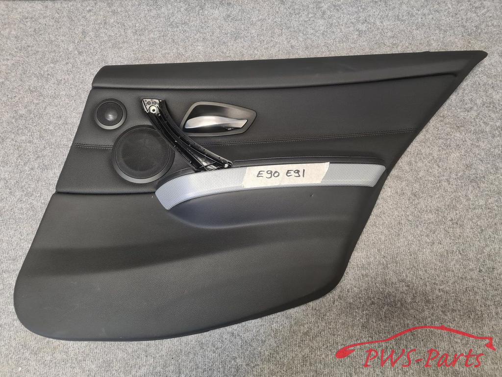 BMW E90 E91 LEDEREN LEER DEURPANEEL RECHTS ACHTER ORIGINEEL, Auto-onderdelen, Gebruikt, -, -, Ophalen of Verzenden