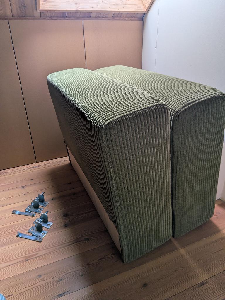 2 arm/rugleuningen 1,5 zit Jattebo Ikea, Huis en Inrichting, Zetels | Zetels, Ophalen, Zo goed als nieuw, Stof