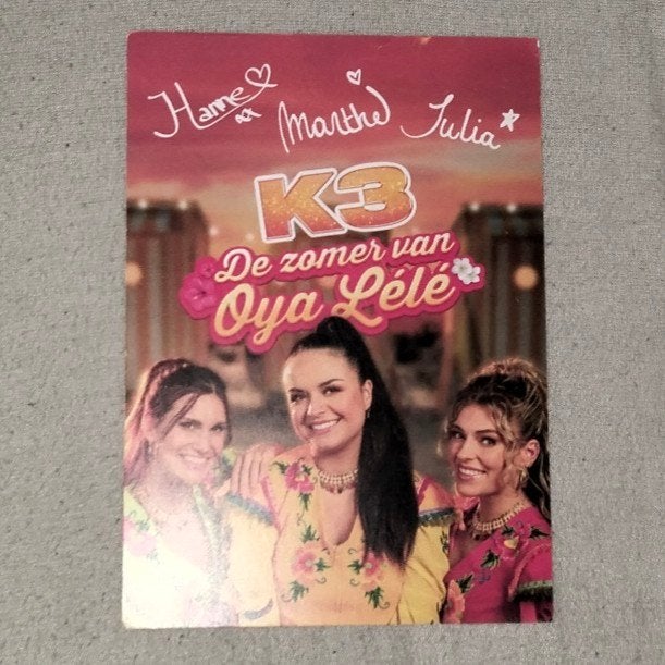 K3 kaartje, Ophalen of Verzenden