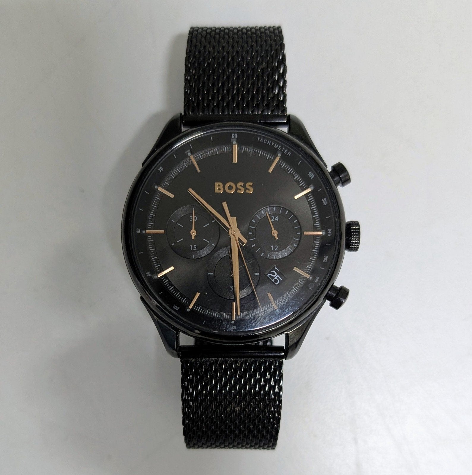 montre boss, Enlèvement