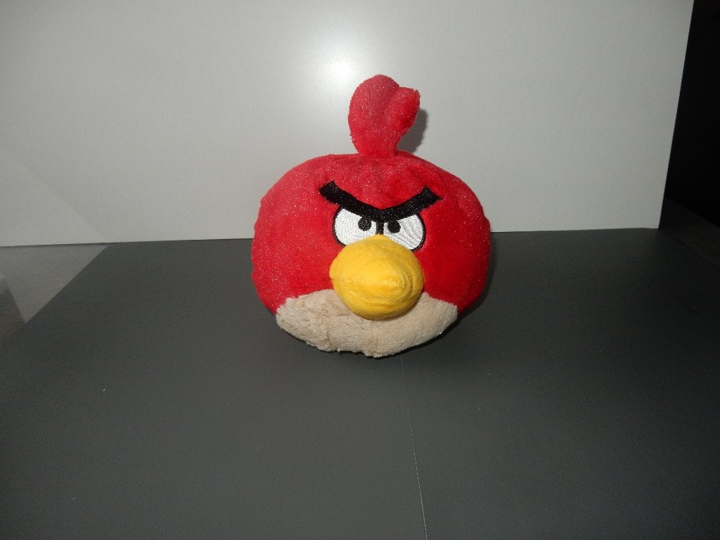 nr.2627 - Knuffel angry bird, Kinderen en Baby's, Ophalen of Verzenden