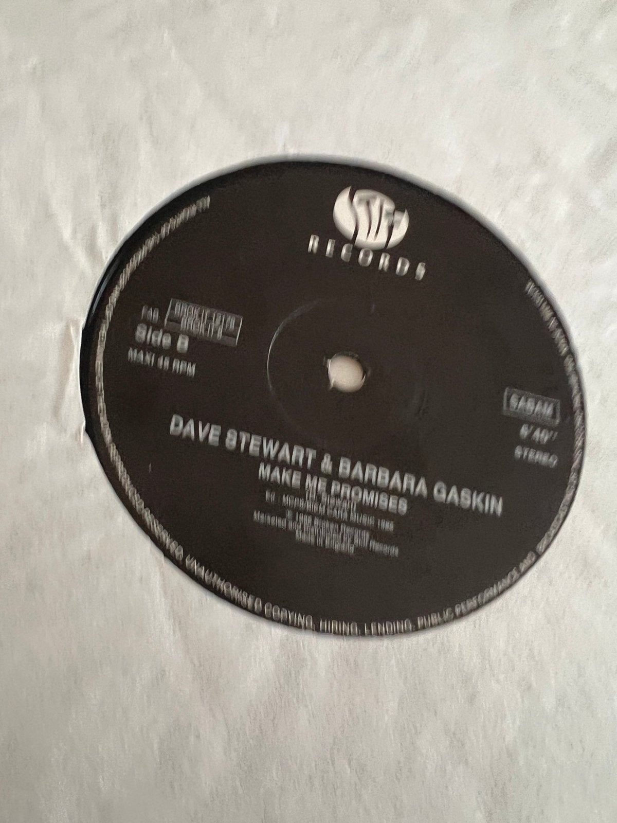 Dave stewart & barbara gaskin - make me promises, CD & DVD, Vinyles | Jazz & Blues, Enlèvement ou Envoi, Comme neuf