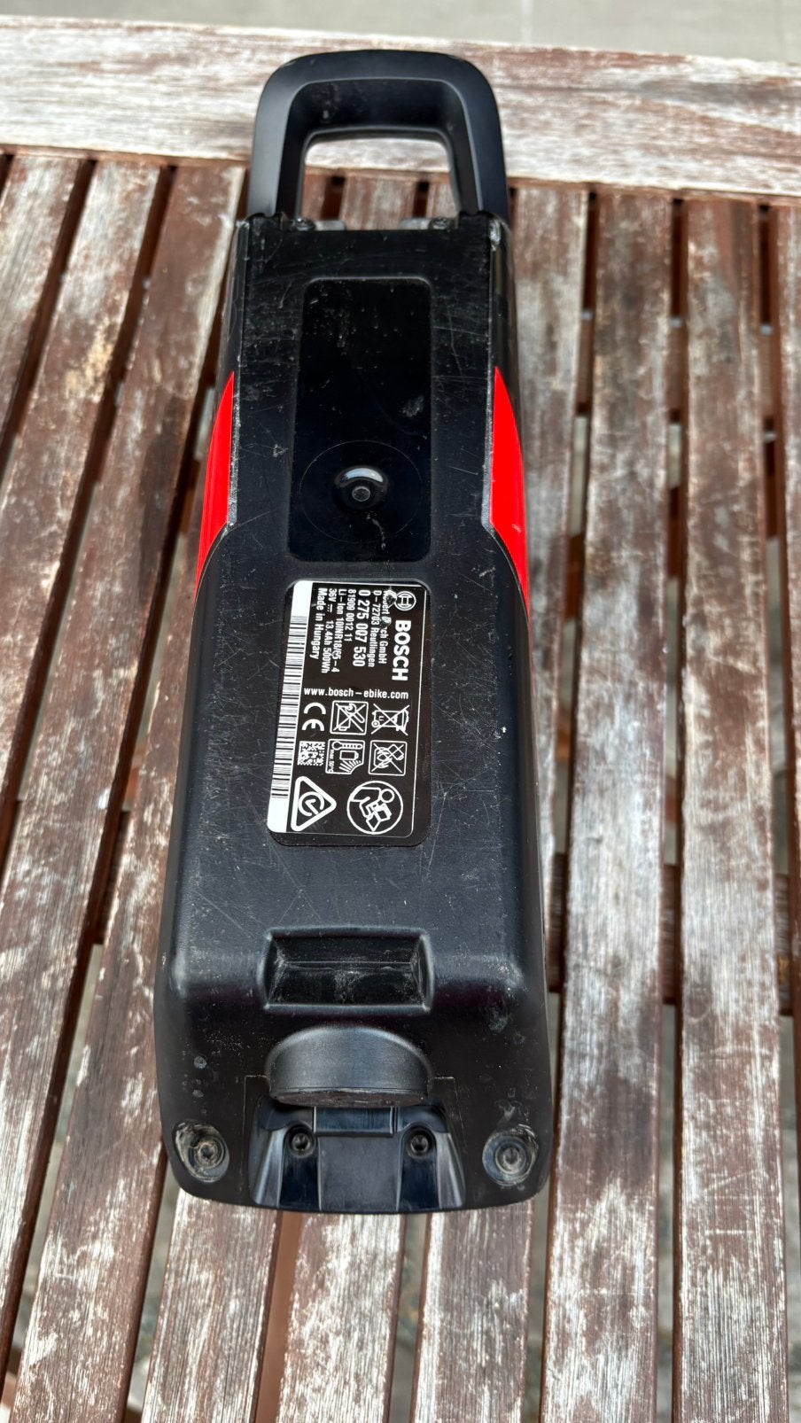 Fietsbatterij, Fietsen en Brommers, Ophalen, Gebruikt