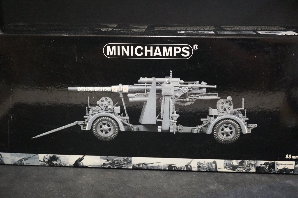 Minichamps Duits 88 mm flak kanon - 1/35 - TOP, Ophalen of Verzenden