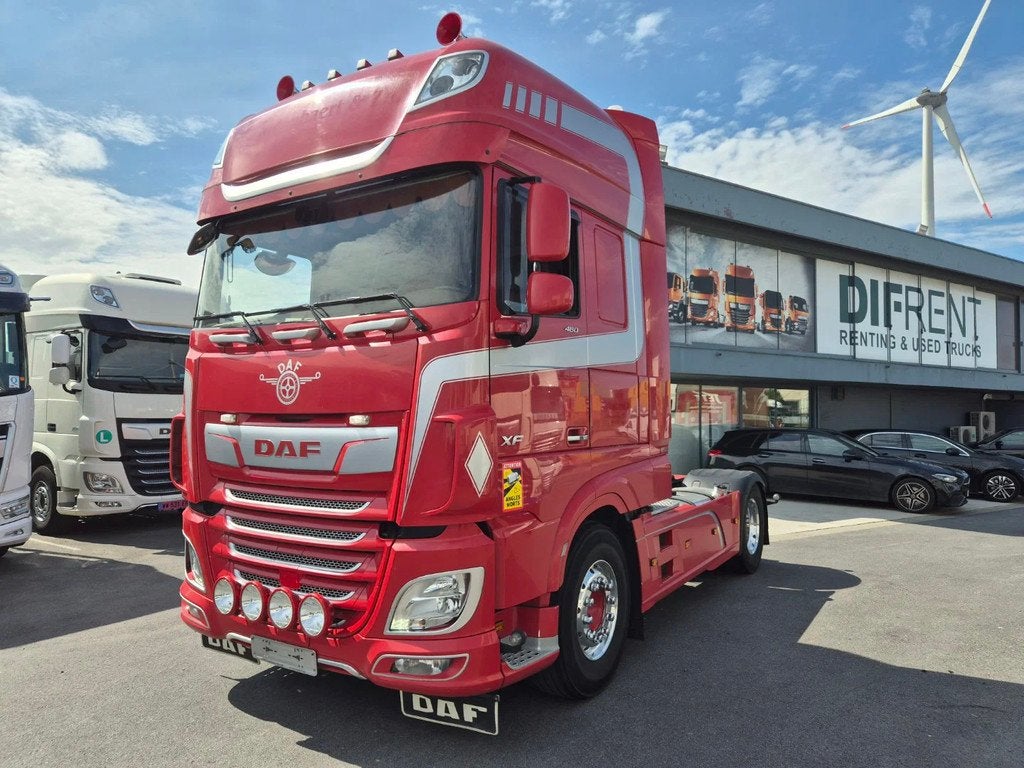 DAF XF 480 FT SUPER SPACE CAB ZF INTARDER, Rouge, Achat, Euro 6, Entreprise