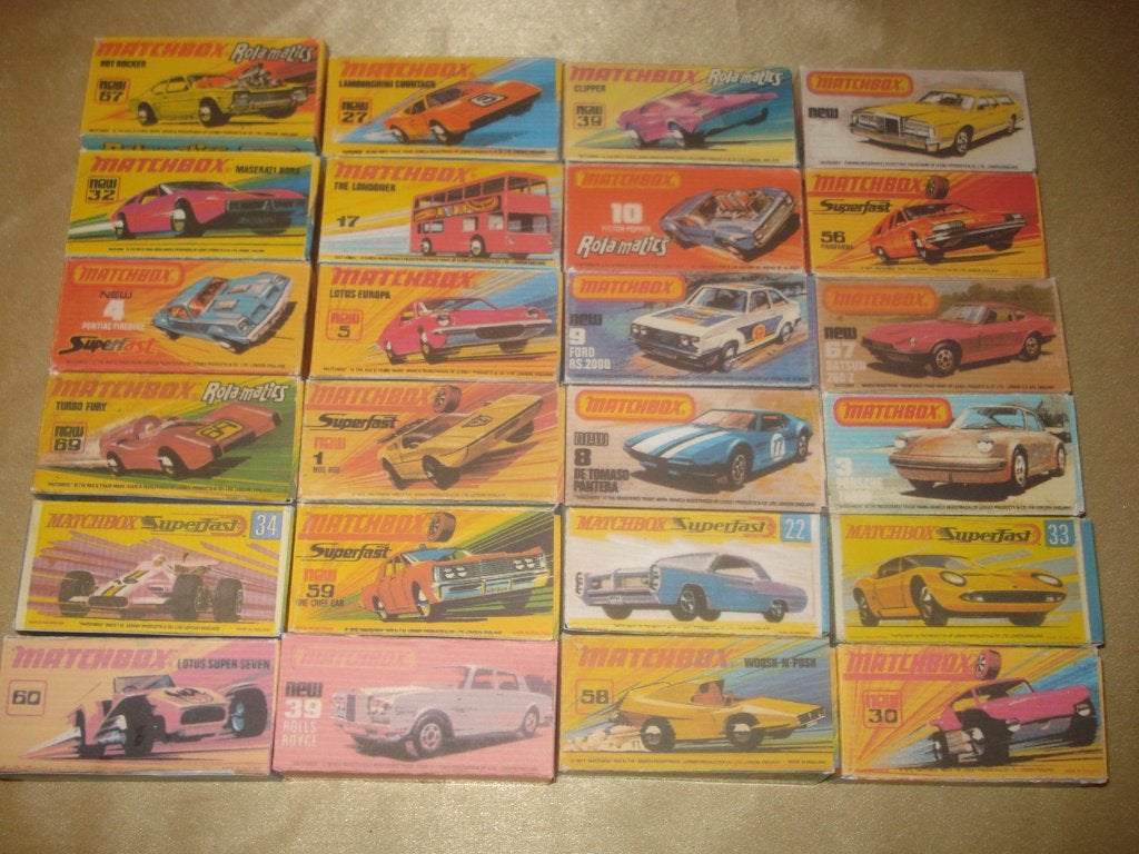 MATCHBOX SUPERFAST Lot 1 de 24 Boîtes Reproductions, Enlèvement ou Envoi, Neuf, Voiture