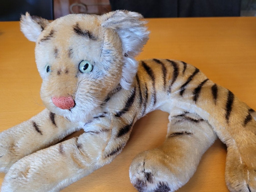Steiff tijger Vintage, Ophalen of Verzenden, Nieuw, Stoffen beer, Steiff