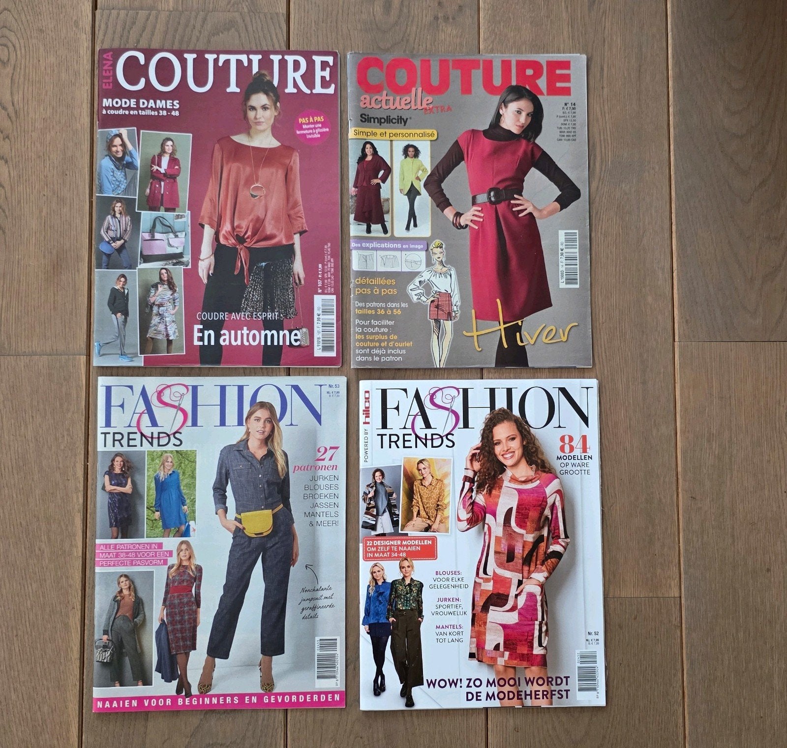 4 magazines de mode de couture : COUTURE et FASHION TRENDS N, Enlèvement ou Envoi, Neuf, Sports et Loisirs