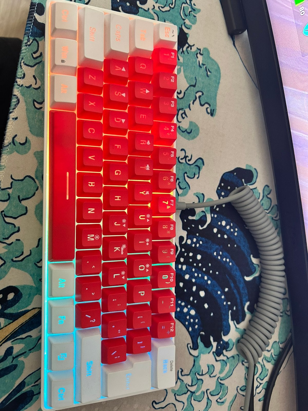 Mebrane toetsenbord, Informatique & Logiciels, Claviers, Comme neuf, Enlèvement, Qwerty, Filaire