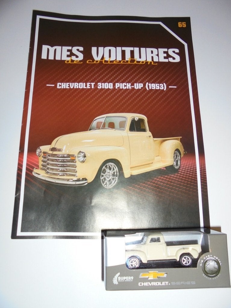 6 mini-voitures Chevrolet livret d'information en Français, Enlèvement ou Envoi, Neuf, Voiture
