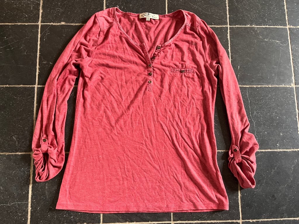 Longsleeve Cache Cache maat M, Ophalen of Verzenden, Zo goed als nieuw, Maat 38/40 (M), Roze