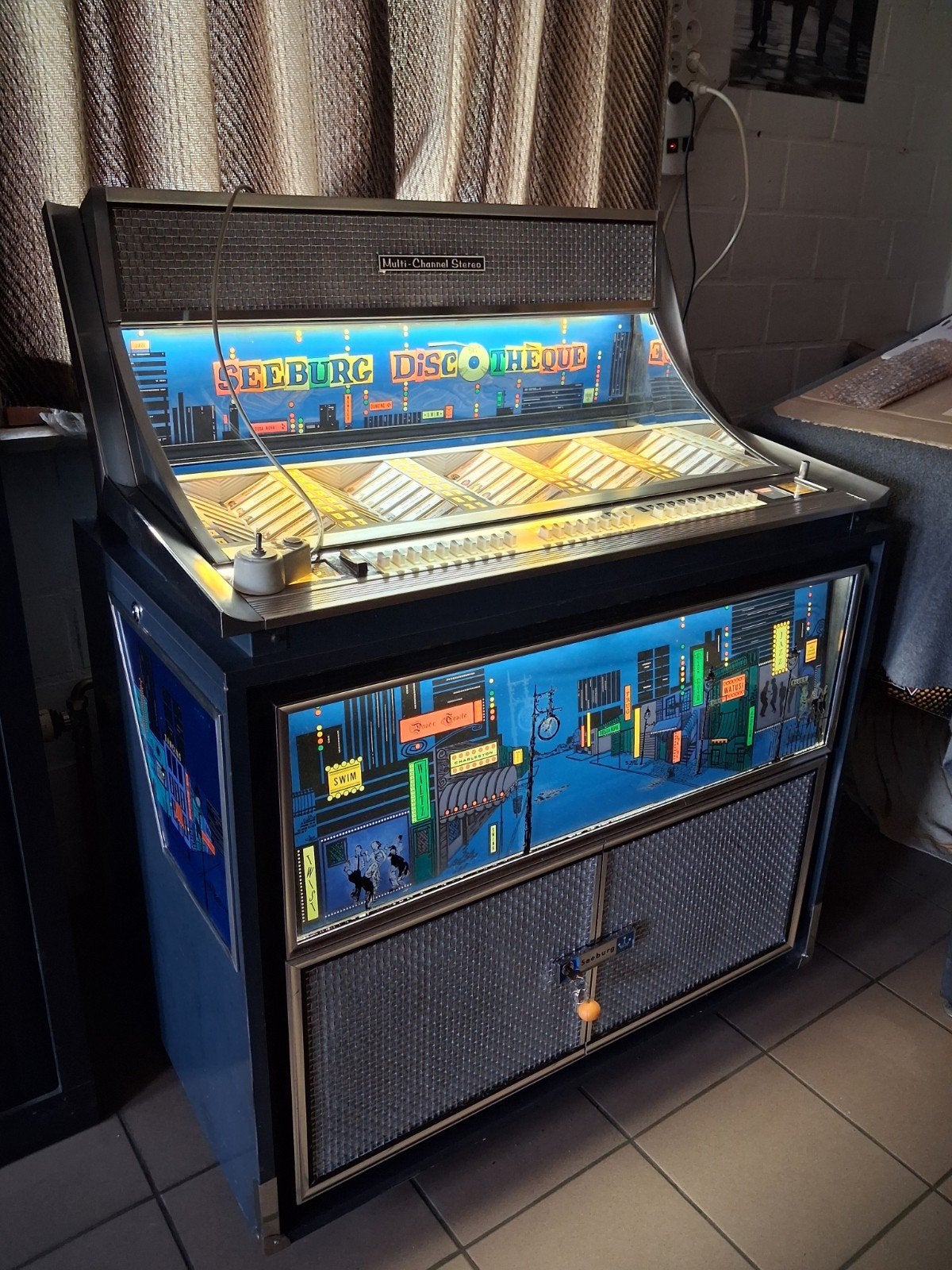 jukebox, Verzamelen, Automaten | Jukeboxen, Zo goed als nieuw, 1960 tot 1970, Seeburg, Ophalen