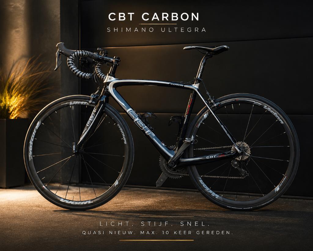 CBT Carbon Koersfiets – Shimano Ultegra, Fietsen en Brommers, Fietsen | Racefietsen, Zo goed als nieuw, Heren, Overige merken