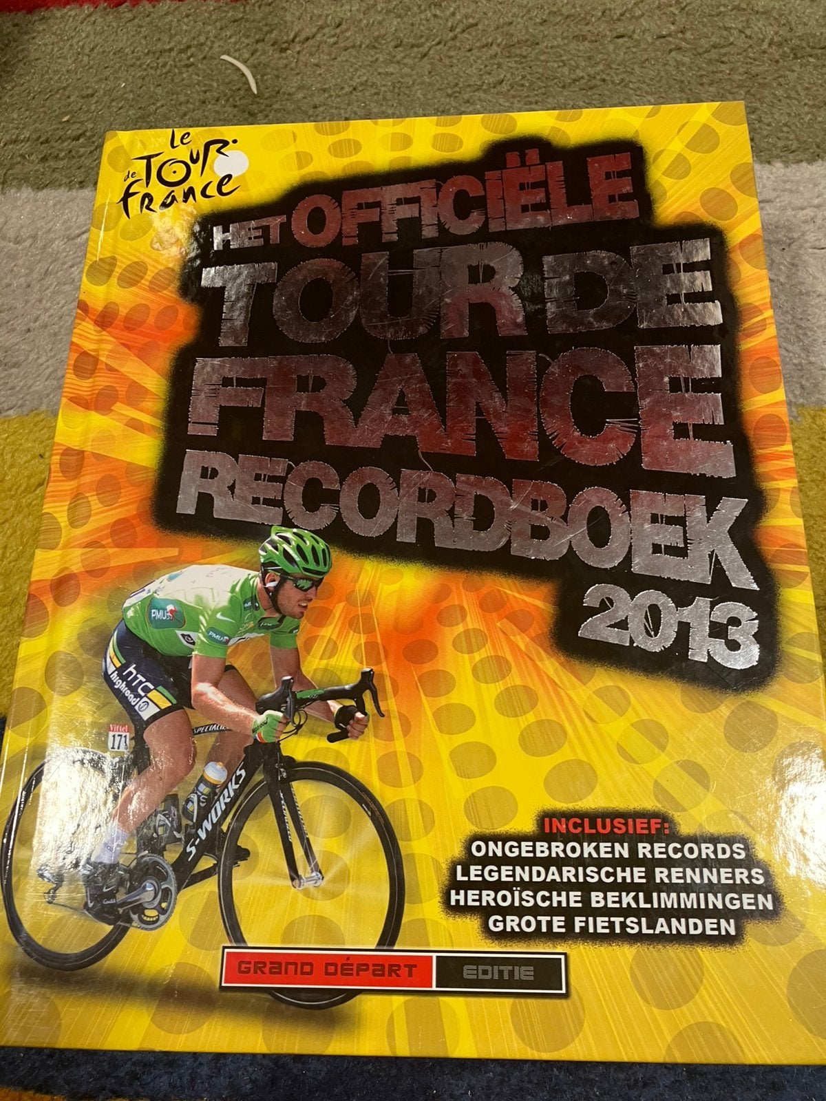 Het officiele tour de France recordboek 2013, Livres, Livres de sport, Enlèvement, Chris Sidwells