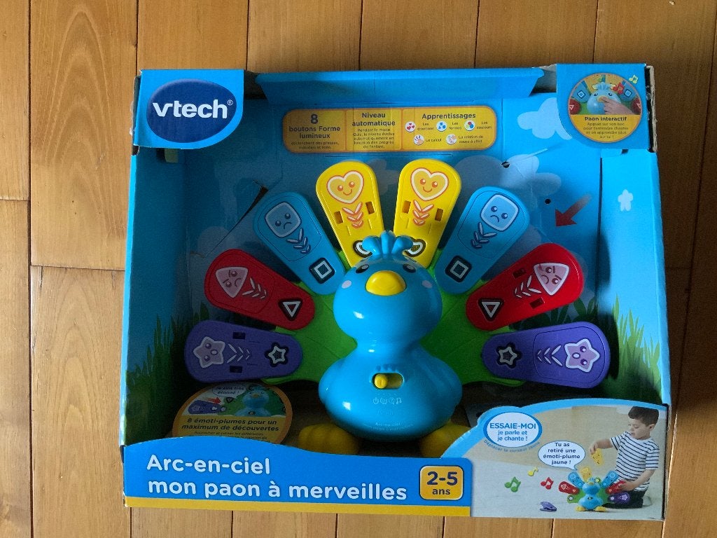 Jouet V-Tech mon paon à merveilles, Kinderen en Baby's, Ophalen, Zo goed als nieuw, 2 tot 4 jaar