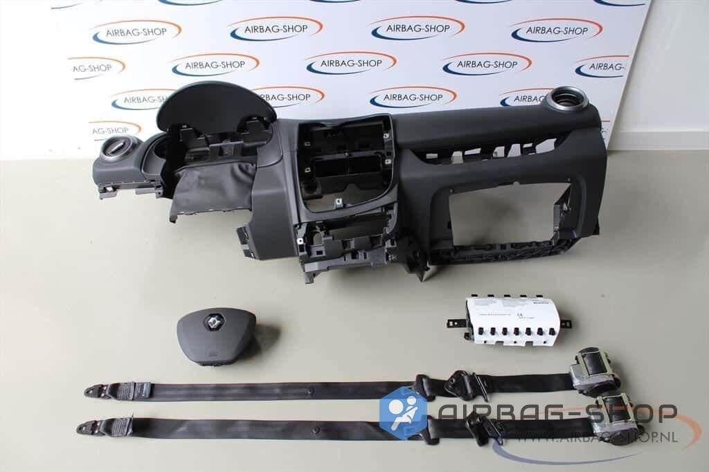 Renault Clio 2015 Airbagset compleet Dashboard + Airbags, -, Utilisé, -, -
