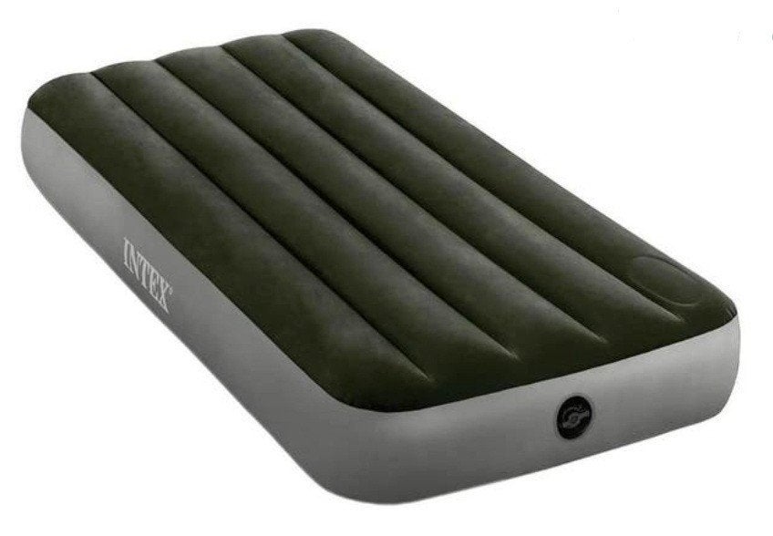 Luchtmatras Intex met ingebouwde voetpomp, 1 persoon. Nieuw., Caravans en Kamperen, Ophalen, Ingebouwde pomp, Nieuw, 1-persoons