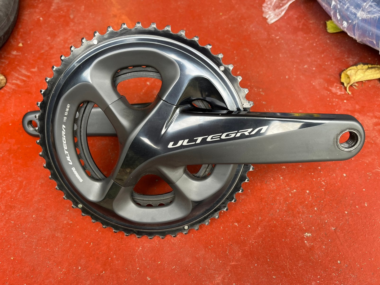 Crankstel shimano Ultegra, Fietsen en Brommers, Zo goed als nieuw, Aluminium, Racefiets, Ophalen