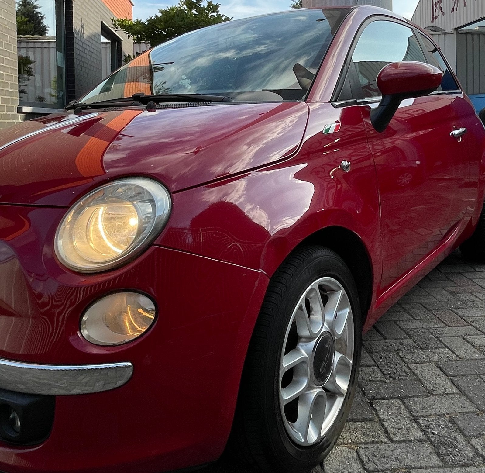 FIAT 500 à vendre - Conduit parfaitement, Rouge, Euro 5, Achat, Boîte manuelle