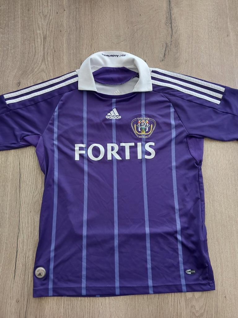 Chemise 100 ans du Rsc Anderlecht, Enlèvement, Maillot