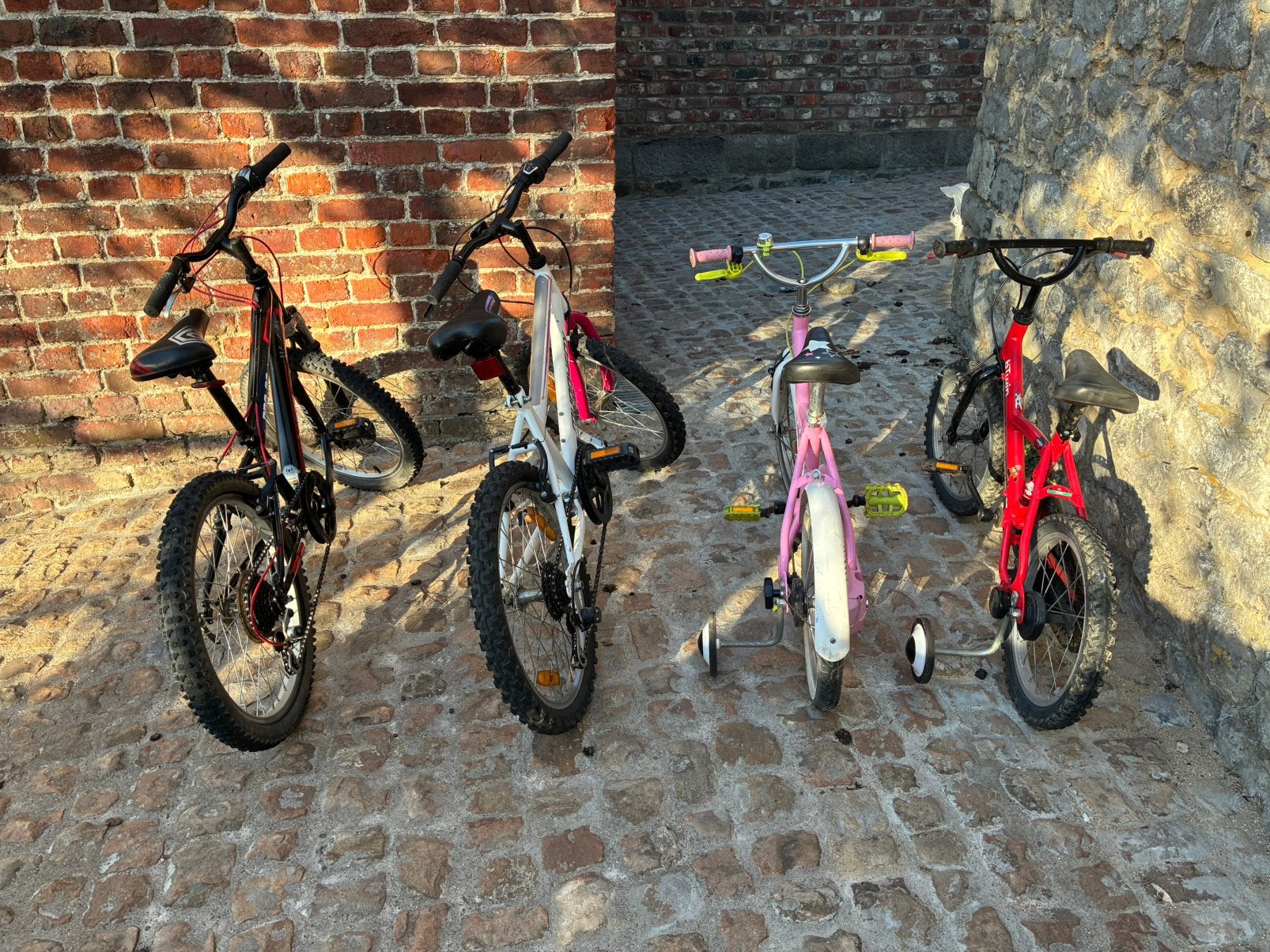 4 velos enfants : 2x16pc 2x20pc, Ophalen, Gebruikt