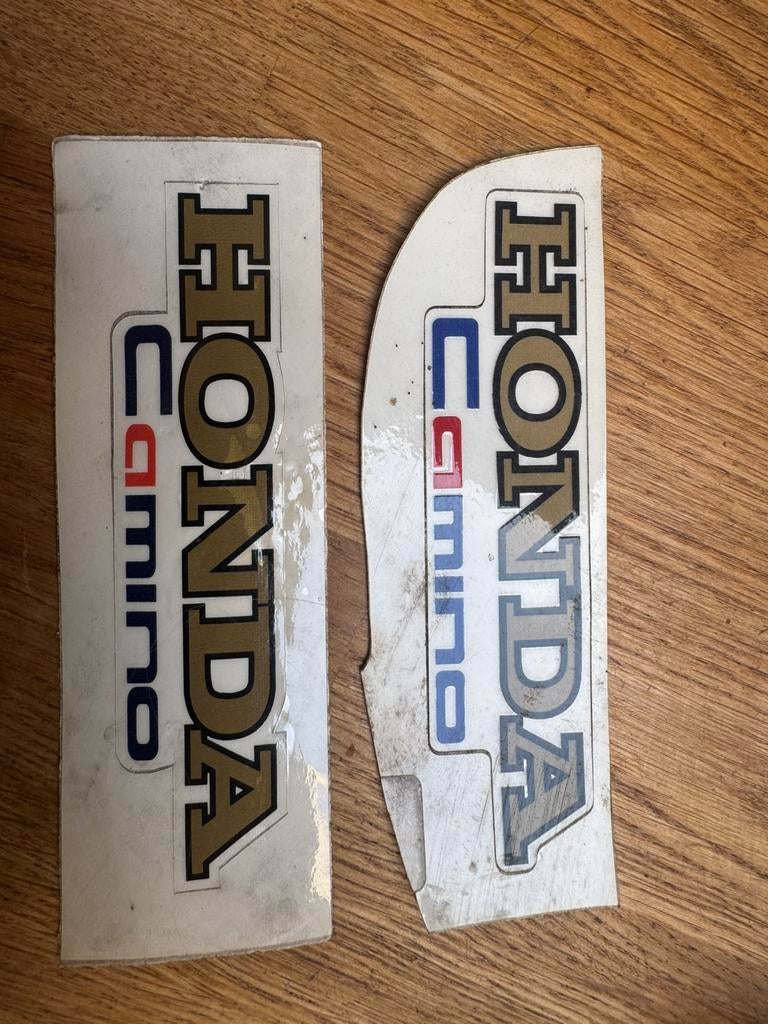 Honda camino 76 model tankstickers, Fietsen en Brommers, Ophalen of Verzenden, Zo goed als nieuw