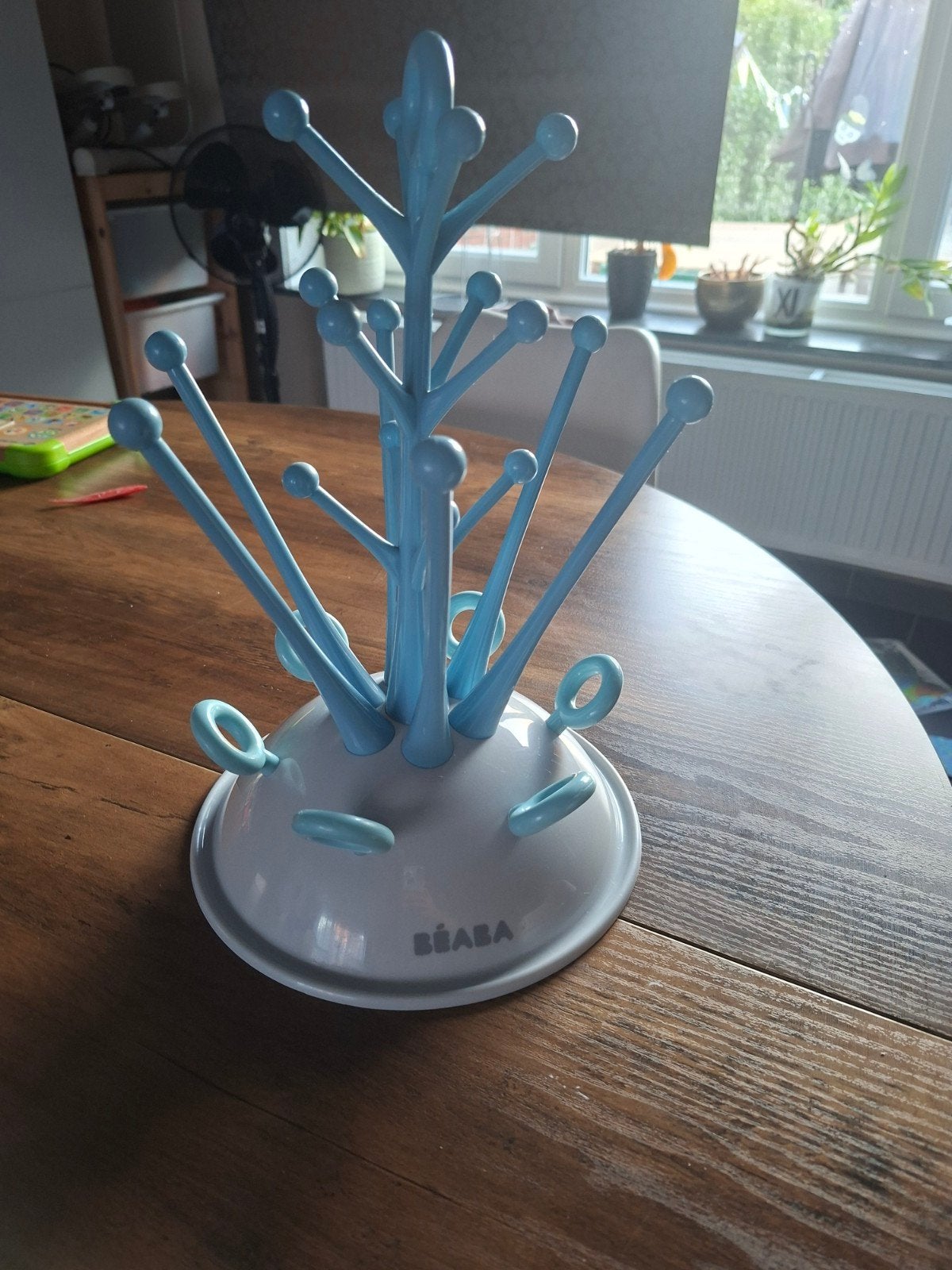 Béaba flessenhouder blauw, Ophalen