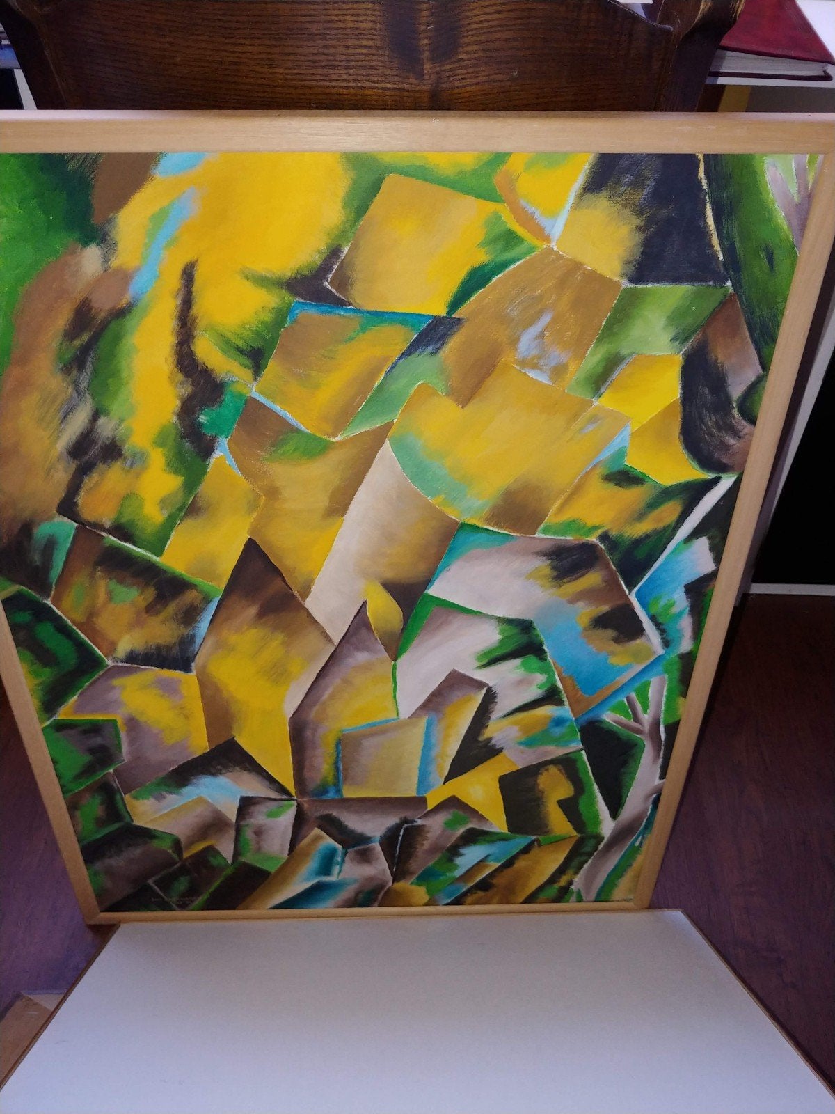Schilderen met mooie kader TE KOOP, Antiquités & Art, Art | Peinture | Classique, Autres sujets, Peinture à l'huile, Enlèvement