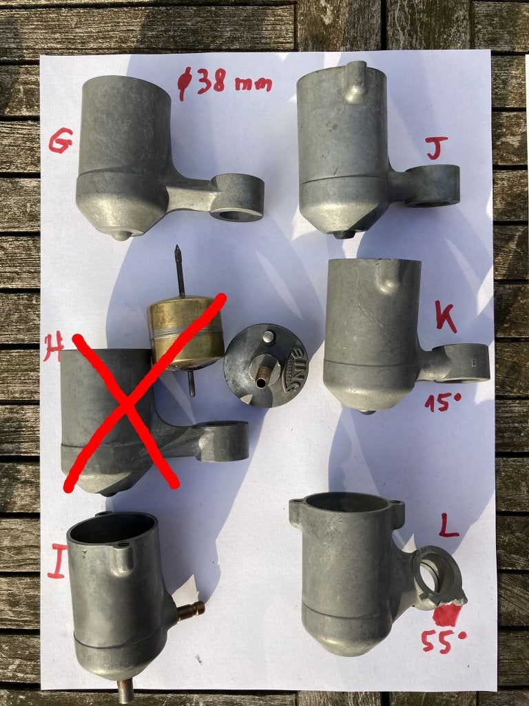 BING cuves carburateur moto ancienne oldtimer, Motos, Enlèvement ou Envoi, Utilisé