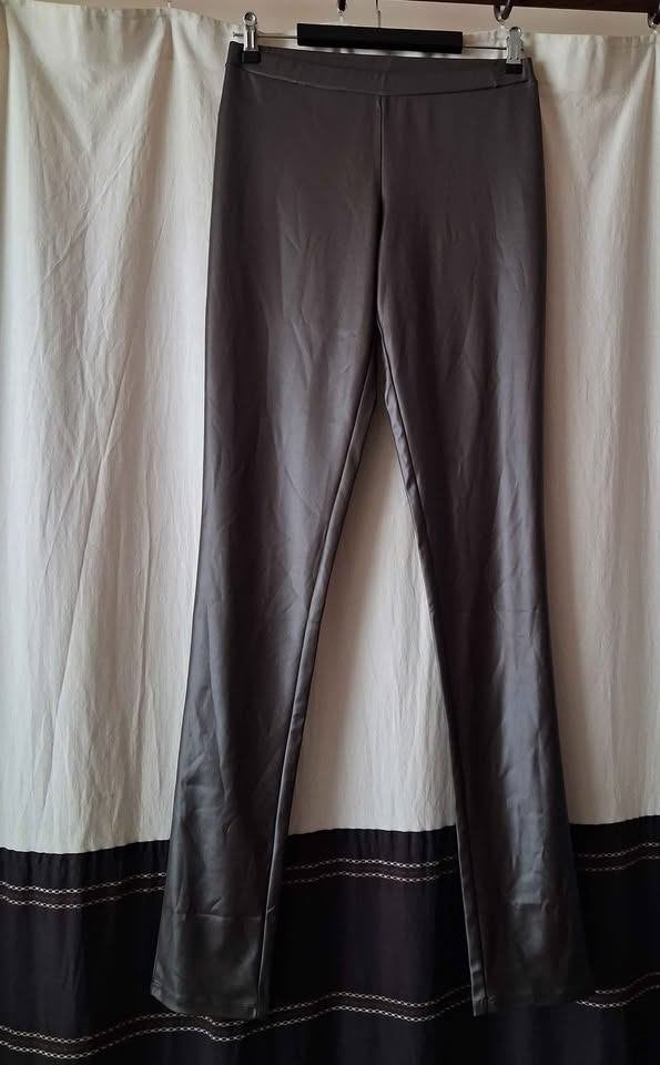 Sarah Pacini broek van imitatieleer maat 1/Legging, Kleding | Dames, Bruin, Sarah Pacini, Maat 42/44 (L), Ophalen of Verzenden