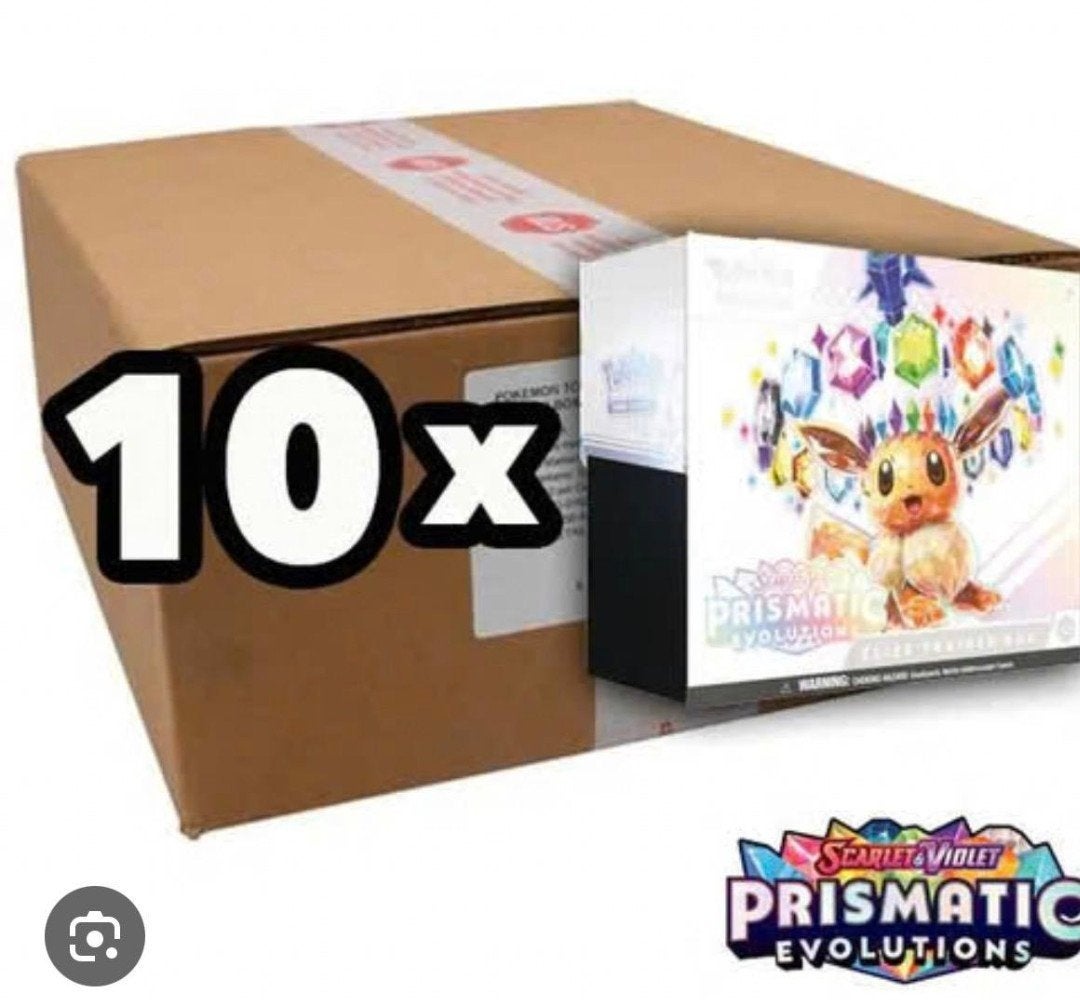 Prismatic evolutions ETB cases / losse ETB's, Hobby en Vrije tijd, Ophalen of Verzenden