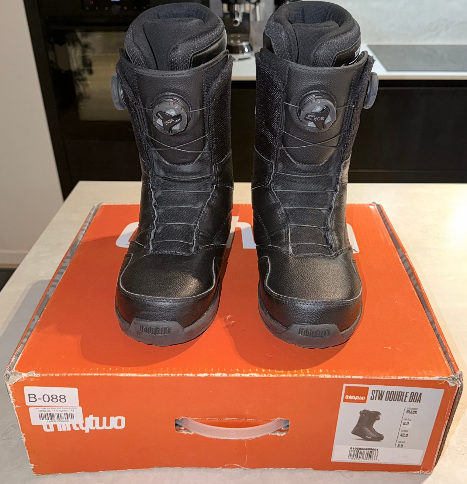 Bottes de snowboard Thirtytwo STW Double BOA, EU 42, Sports & Fitness, Enlèvement, Utilisé, Bottes de neige