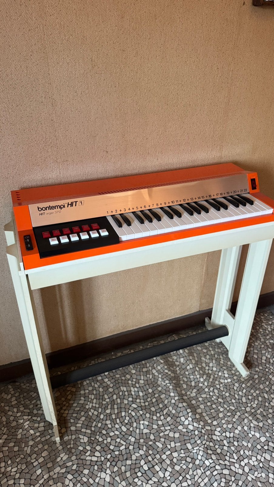 vintage Bontempi Hit Organ 3712, Enlèvement, Comme neuf