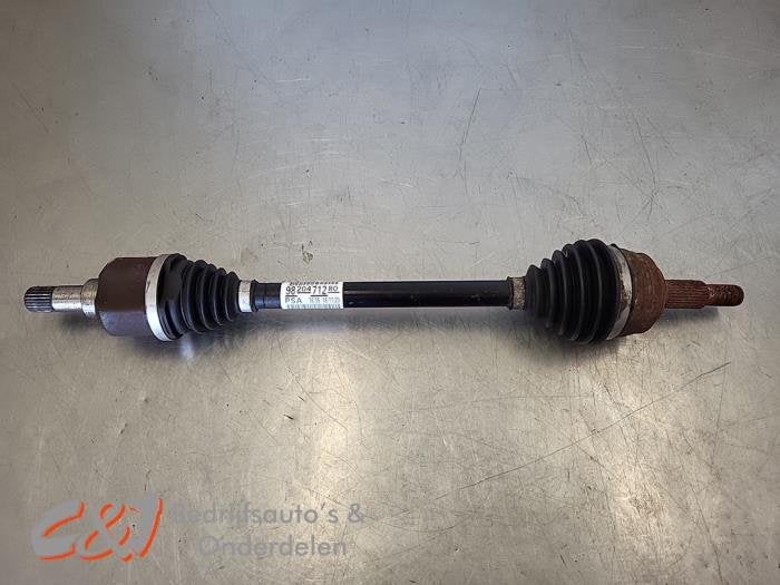 Arbre de transmission avant gauche d'un Peugeot Partner, -, 3 mois de garantie, Utilisé, -