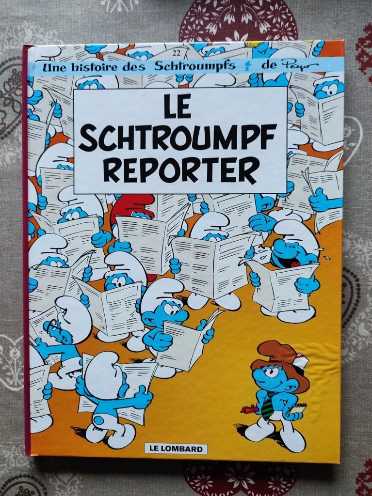 Le schtroumpf reporter, Livres, Enlèvement