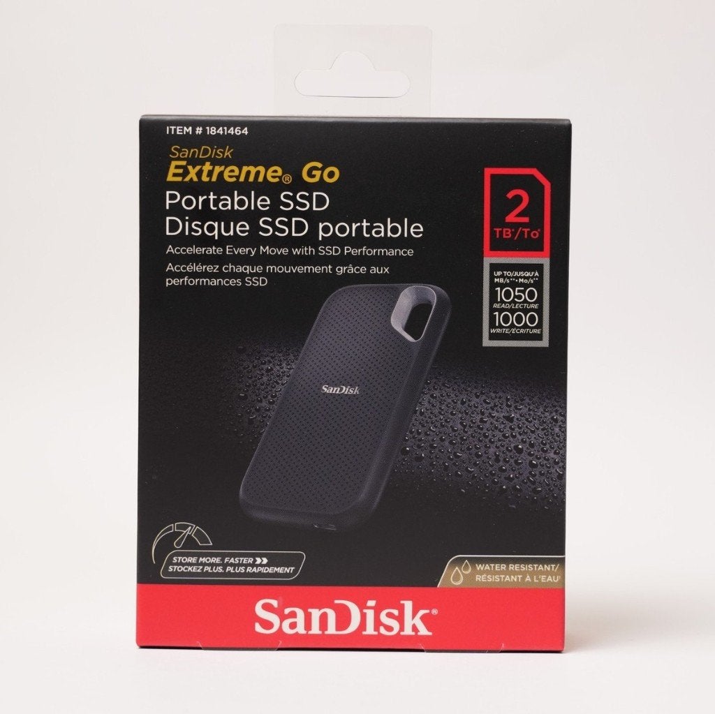 Sandisk Extreme portable ssd 2tb, Informatique & Logiciels, Neuf, Enlèvement ou Envoi, SSD, Externe