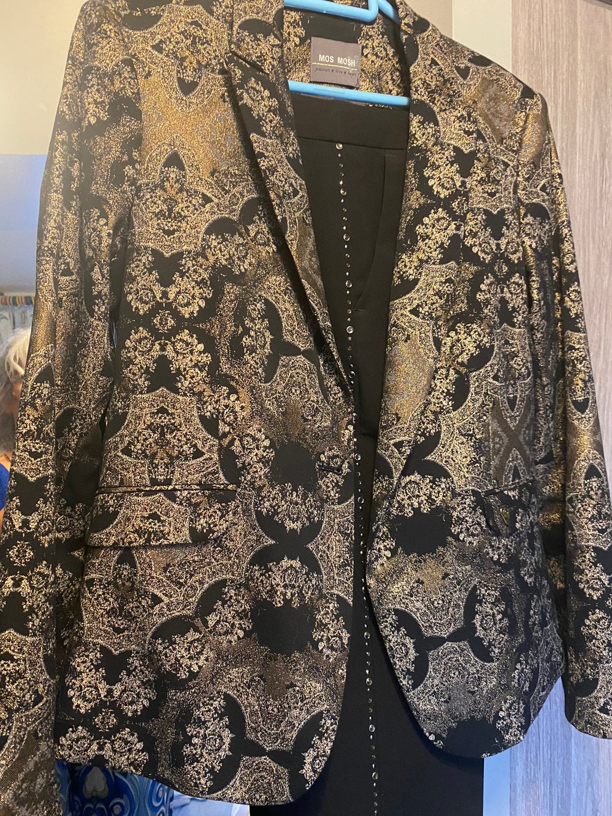 Blazer Mosh Mosh Moshino maat 40-Broek Liu.Jo maat 42-100€, Ophalen, Zo goed als nieuw, Maat 38/40 (M), Zwart