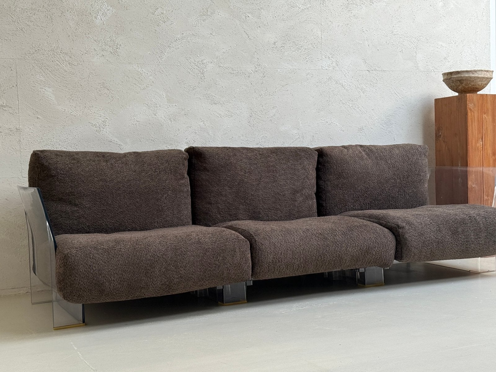 Kartell POP 3-Zits Loungebank | Design P. Lissoni | Italy, Huis en Inrichting, Ophalen of Verzenden, Gebruikt, Kunststof