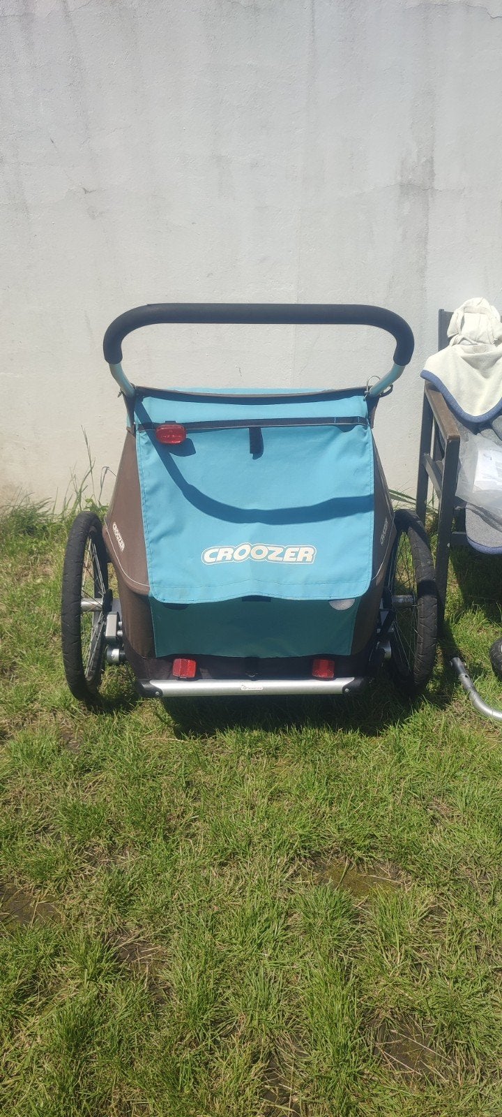Croozer kids pour 2 enfants avec accessoires et Hamac, Utilisé, Croozer, 40 à 60 kg, Suspension