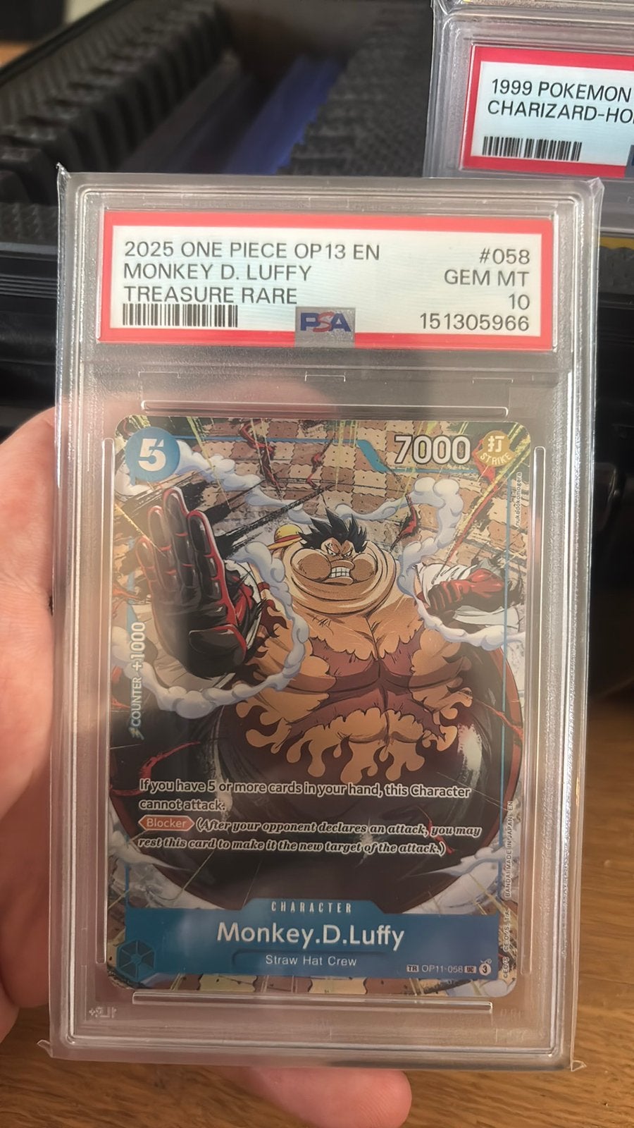 Monkey.D.Luffy Treasure rare PSA 10, Hobby en Vrije tijd, Verzenden, Zo goed als nieuw