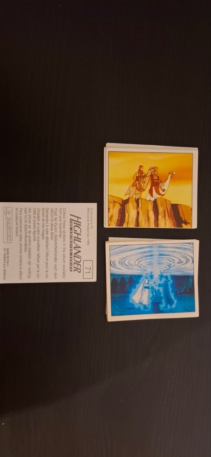 Highlander-panini, Verzamelen, Stickers, Ophalen of Verzenden