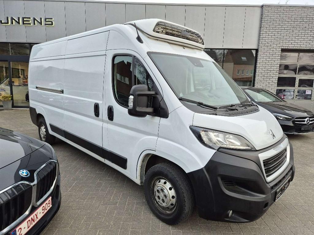 Peugeot BOXER - KOELING tot circa - 20 graden, Auto's, Peugeot, Stof, Gebruikt, Multifunctioneel stuurwiel, Wit