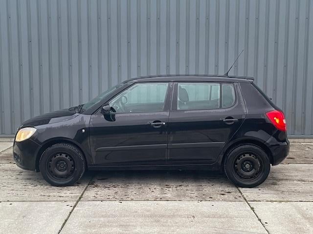 Skoda Fabia 1.2cc HTP 5d Airco 5v , 8/2008, Auto's, Stof, Zwart, Handgeschakeld, Particulier